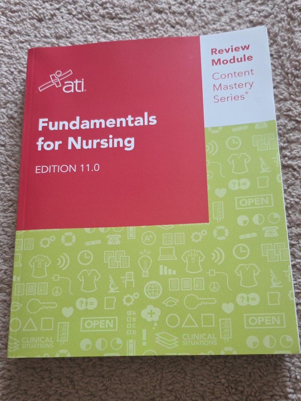 Fundamentals for Nursing Review Module - Red and Light Green
